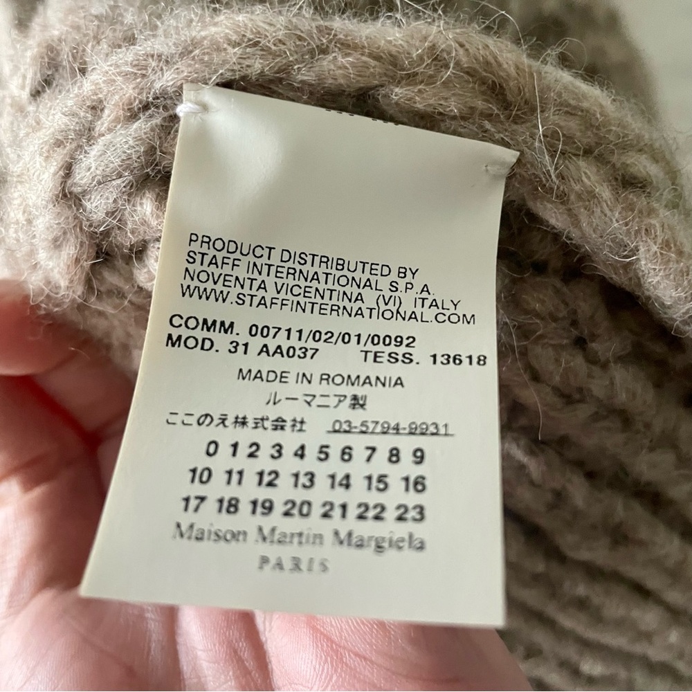 Maison Martin Margiela Replica long alpaca knit cardigan NWT - Picture 8 of 13